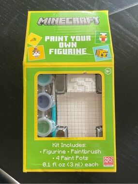 Minecraft Paint Your Own Figurine Kit - Green